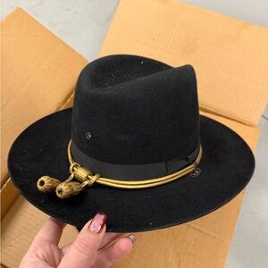 Vintage Stratton Hats Chicago Cavalry-Style Mounted Service Felt Hat In Box